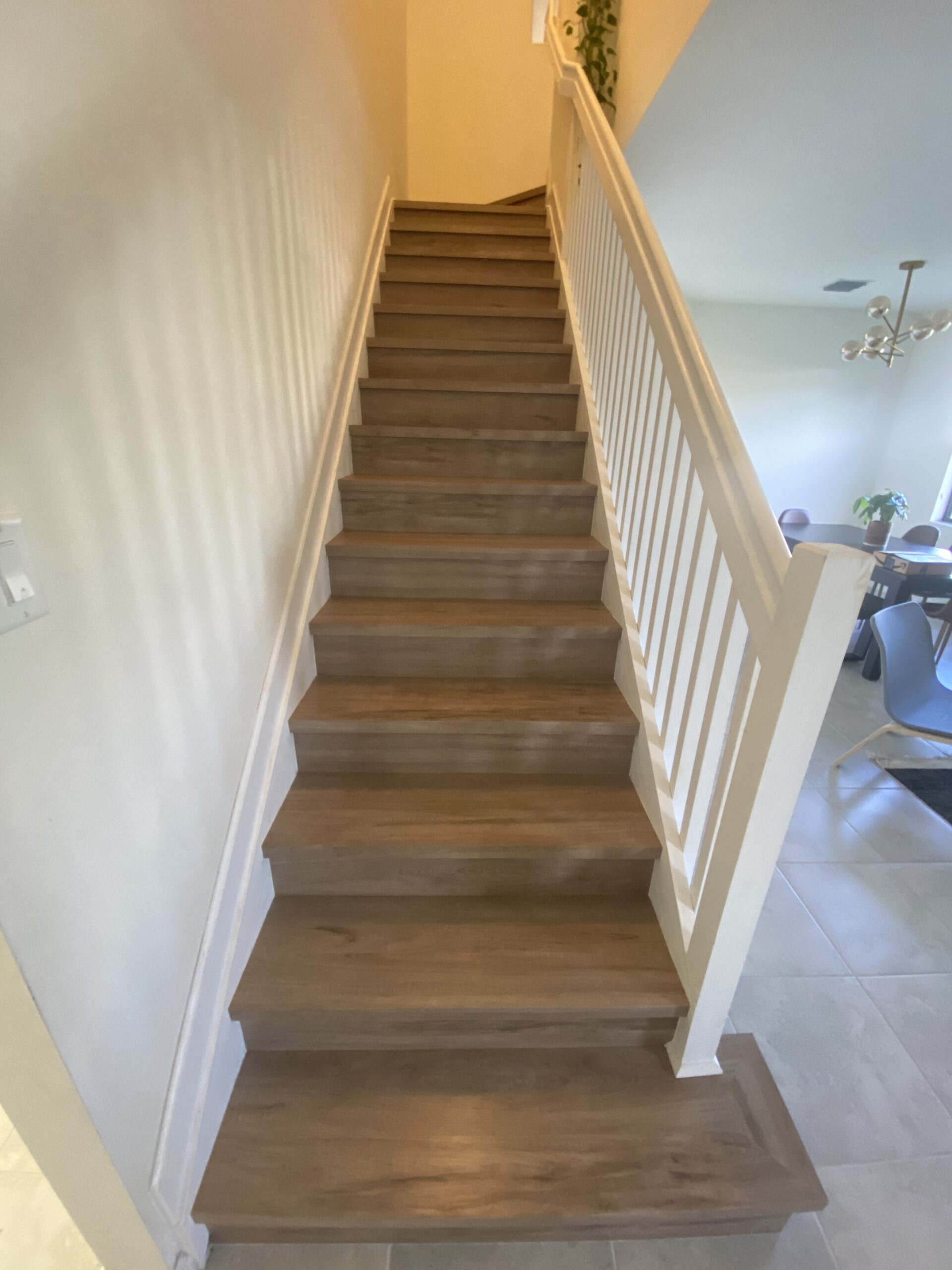 Custom stairs installation