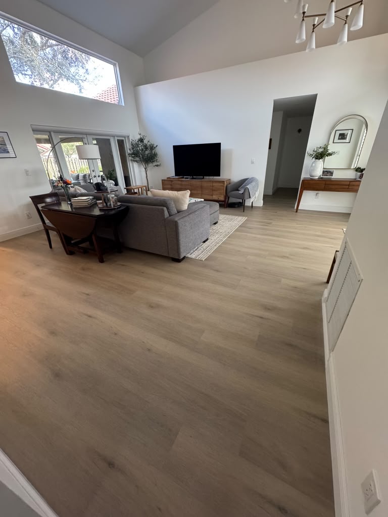 Vinyl floor installation