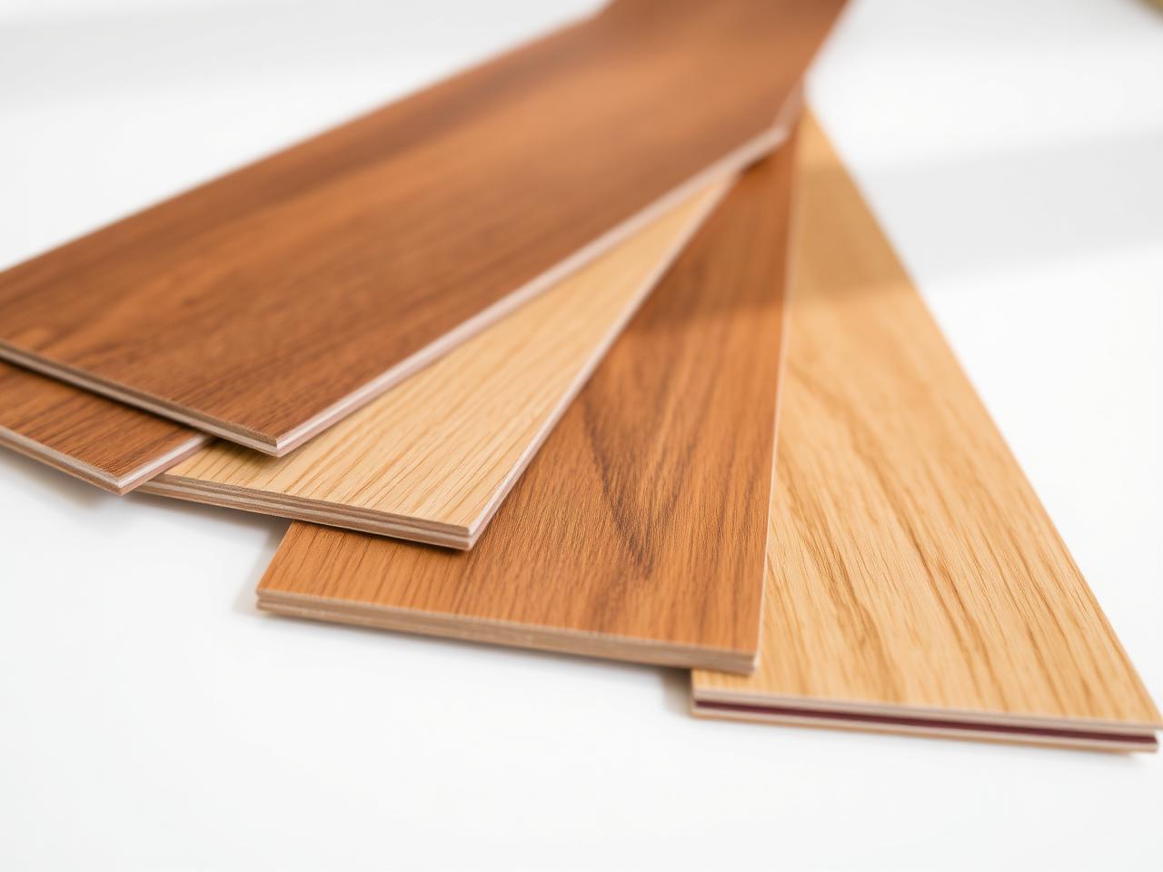 Premium vinyl flooring samples